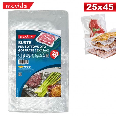 BUSTE SOTTOVUOTO 25X45 PZ25 0.34387