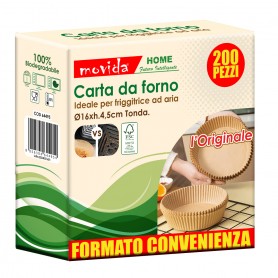 MOVIDA CARTA FORNO 200PZ  CM16X4,5