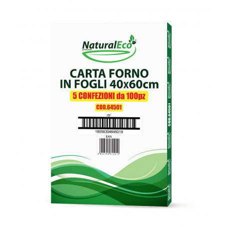 MOVIDA CARTA FORNO 40X60 500PZ NATU